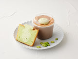 朝採れ枝豆の生クリームシフォン